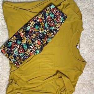 Lularoe Carly (M) with leggings (one Size)